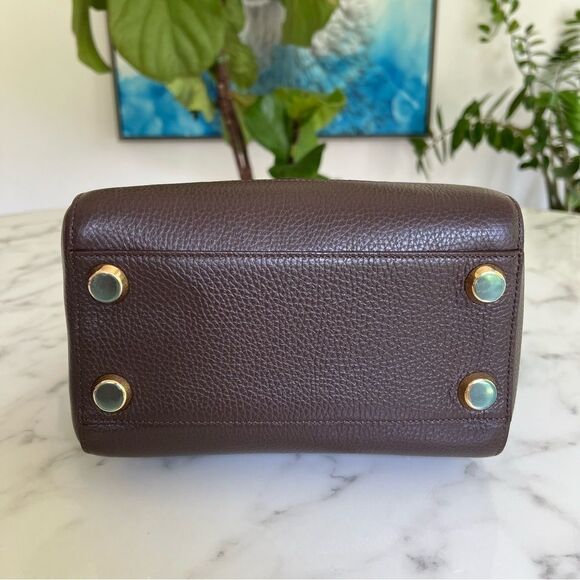 Senreve Mini Maestra Backpack Crossbody Bag Chocolate Brown Dolce Leather main image 9